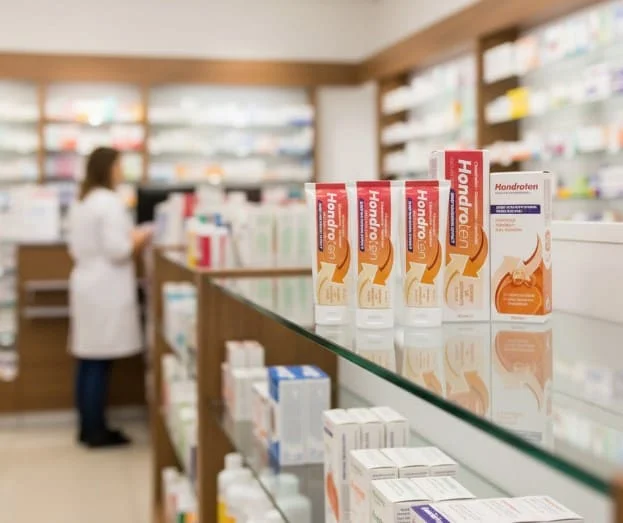 Hondroten gel at the pharmacy